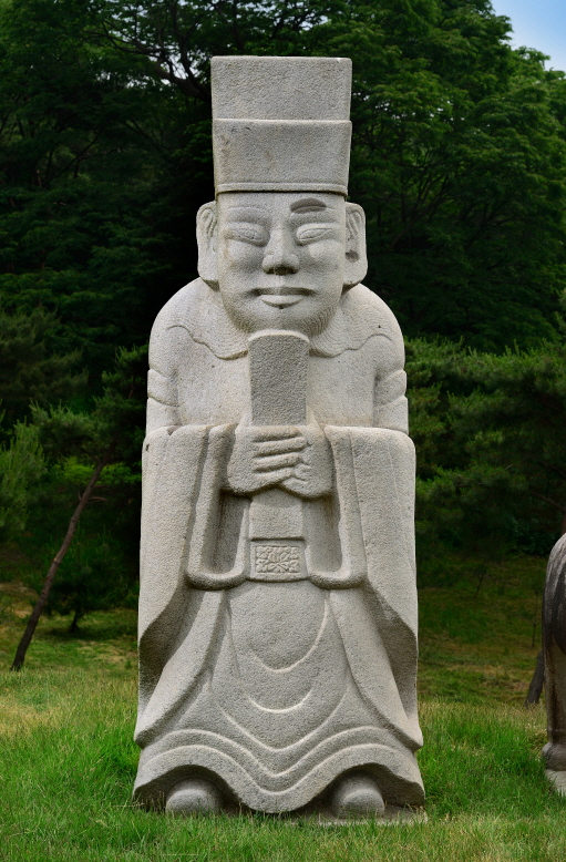 추존 원종 장릉의 동측 문석인, 1632년 새로 제작